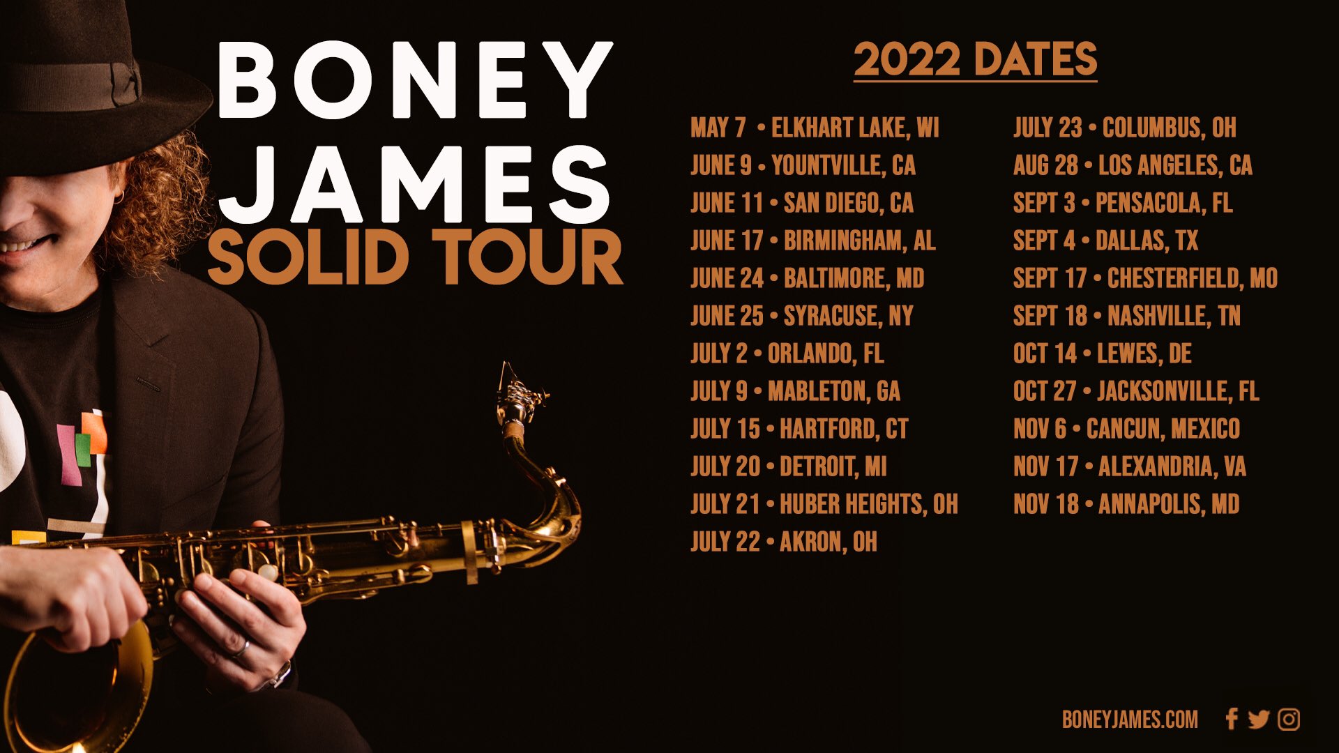 Boney James On Tour 2022
