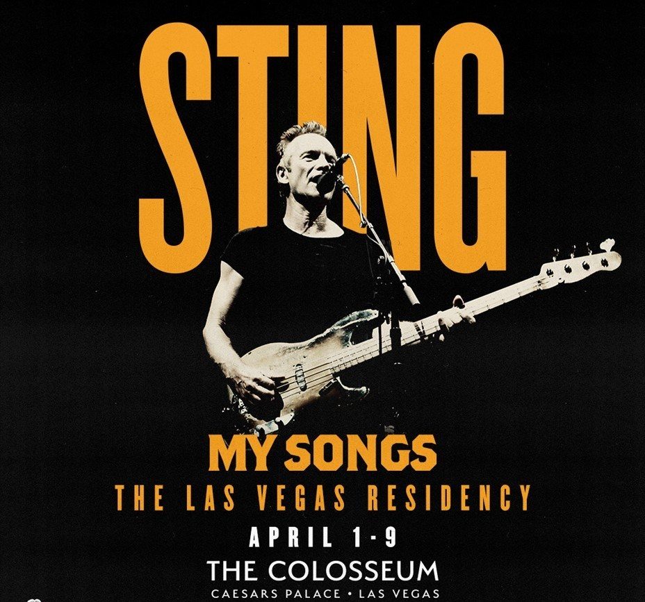 Sting Las Vegas Residency ‘My Songs’ 2023 Smooth Jazz and Smooth Soul