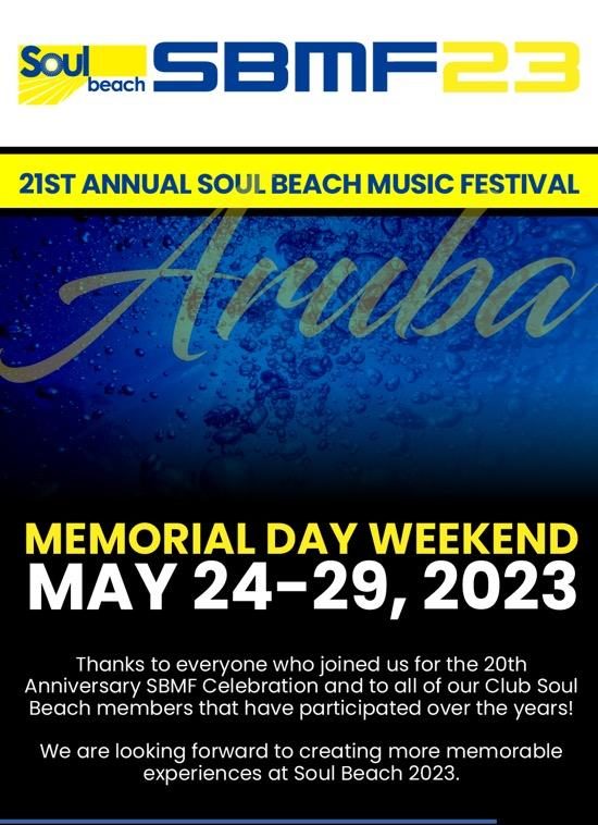 Soul Beach Music Festival Aruba 2023