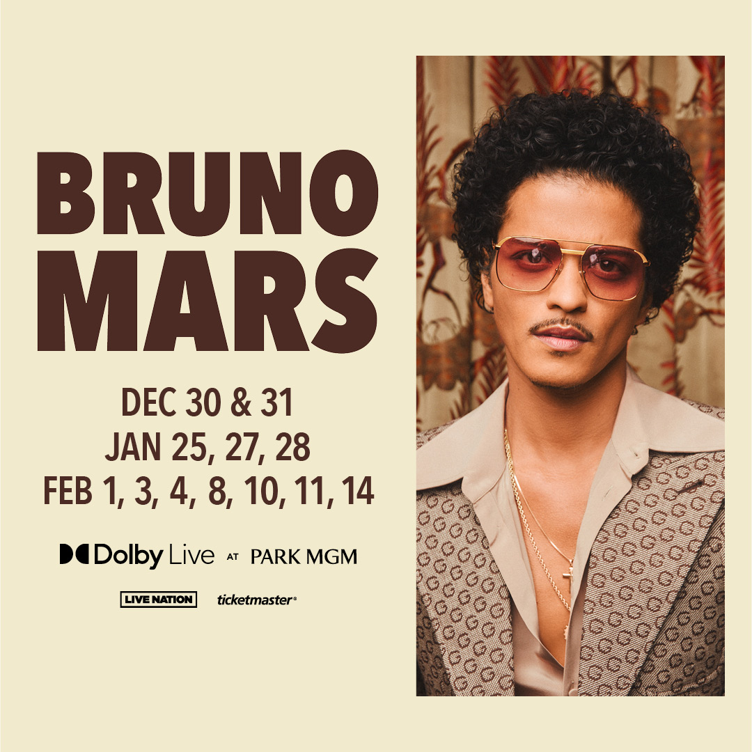 Bruno Mars Live In Las Vegas NYE and 2023