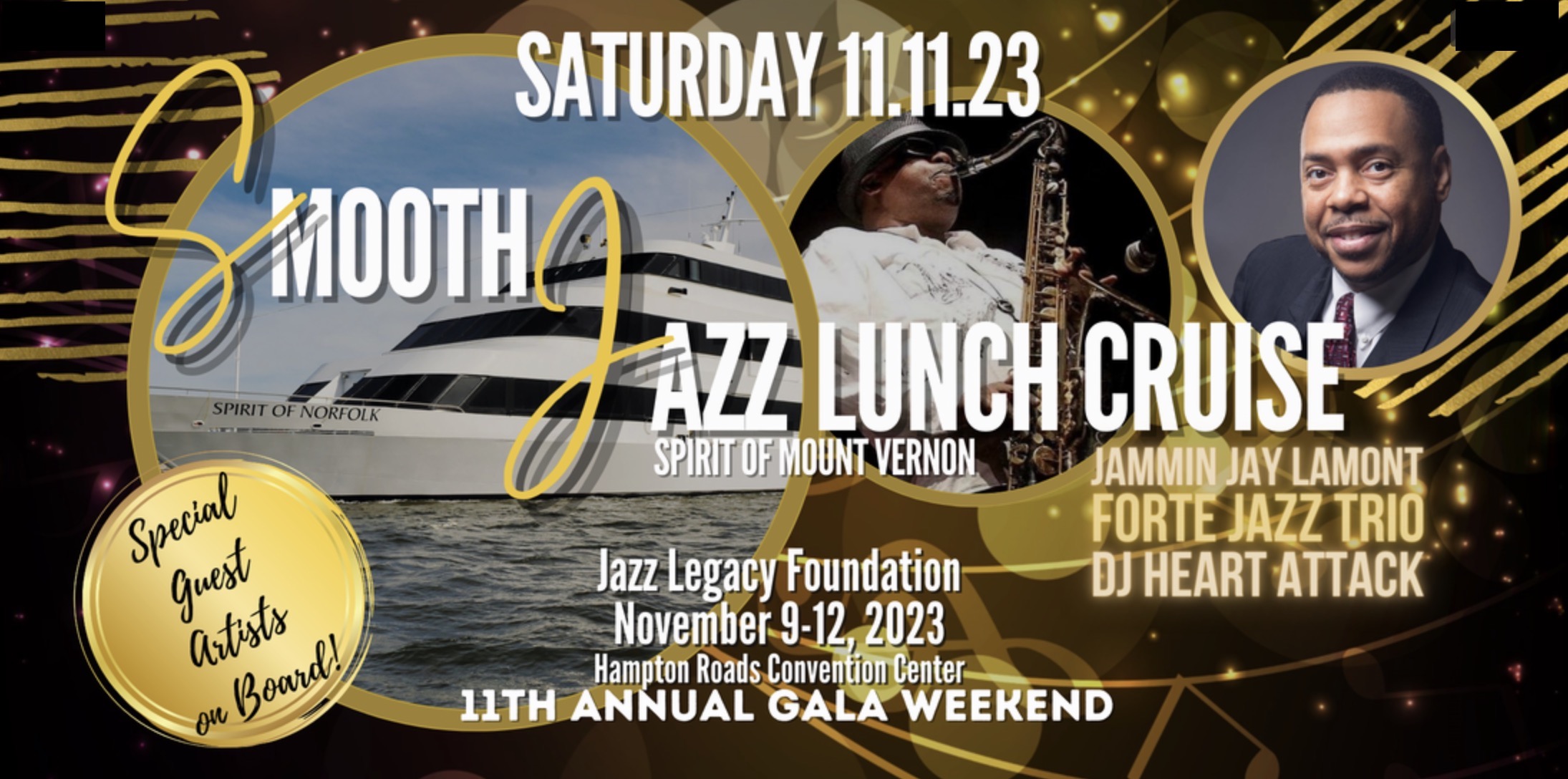 Jazz Legacy Foundation Fundraising Gala Saturday Cruise