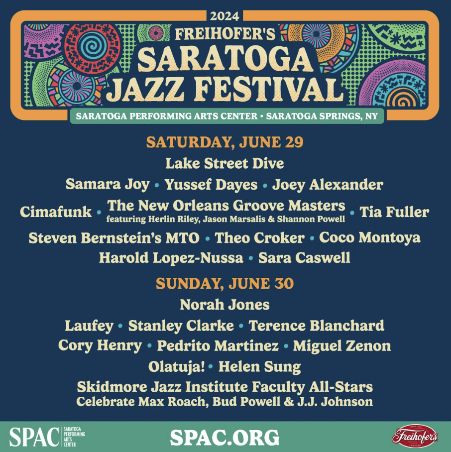 Freihofer’s Saratoga Jazz Festival 2024 lineup